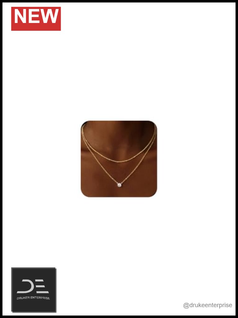 Layered Gold Plated Necklace Set With Cubic Zirconia Four Leaf Clover Pendant
